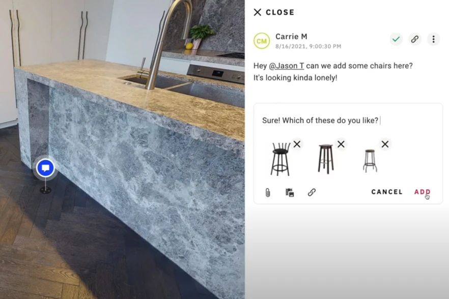 BaliScan360 - Builders - Option Note/Comments